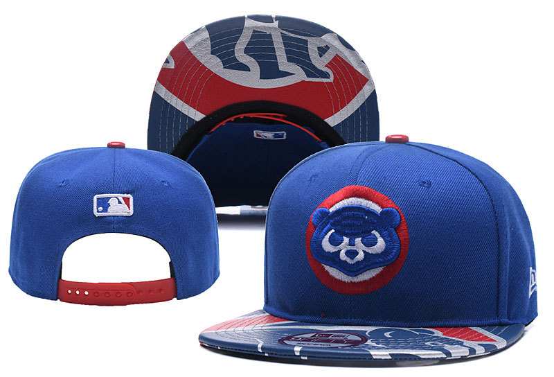 MLB Chicago Cubs Stitched Snapback Hats 002
